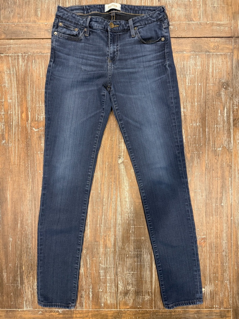 Big Star Dark Blue Mid Rise Stretch Skinny Jeans - Women’s size 28R